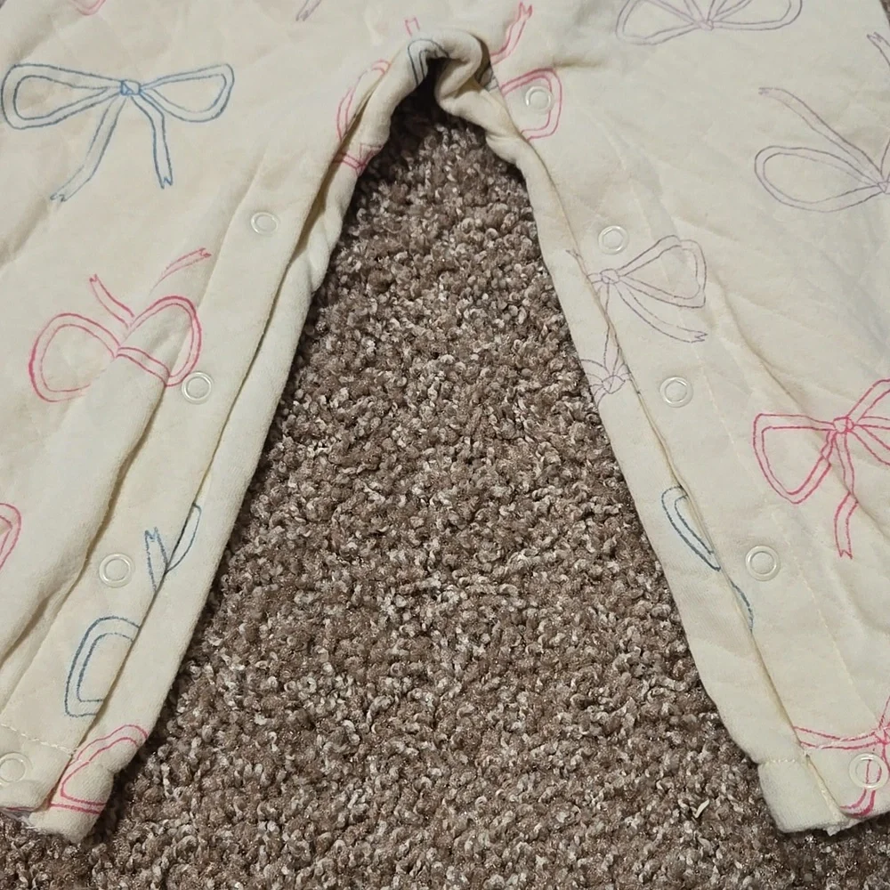 Carter's Bow Print Jumpsuit